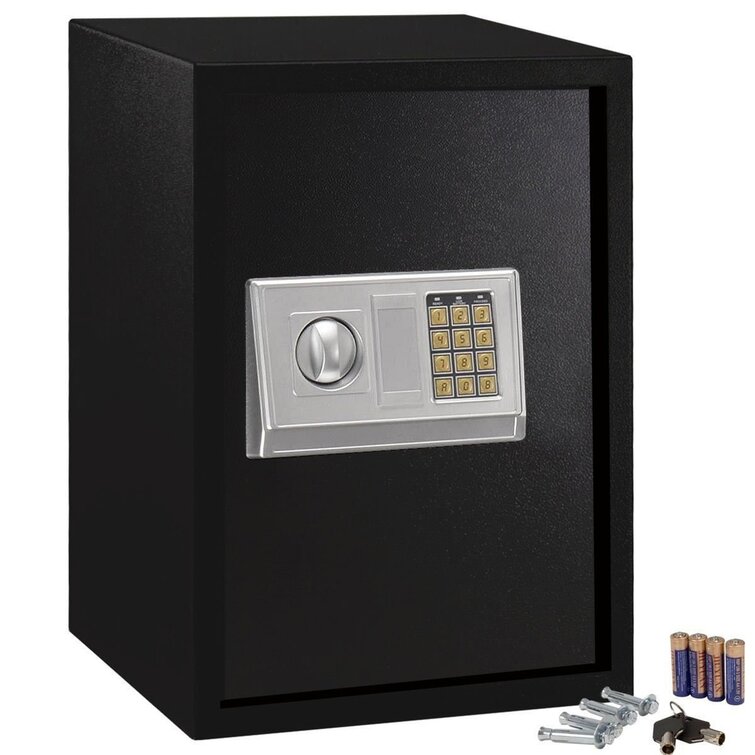 Costway Safety Gun Box Dual Firearm Safety Device w/ Biometric Fingerprint Lock