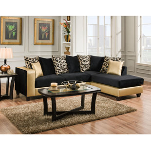 Dilorenzo Modern Solid Wood Sectional by Latitude Run