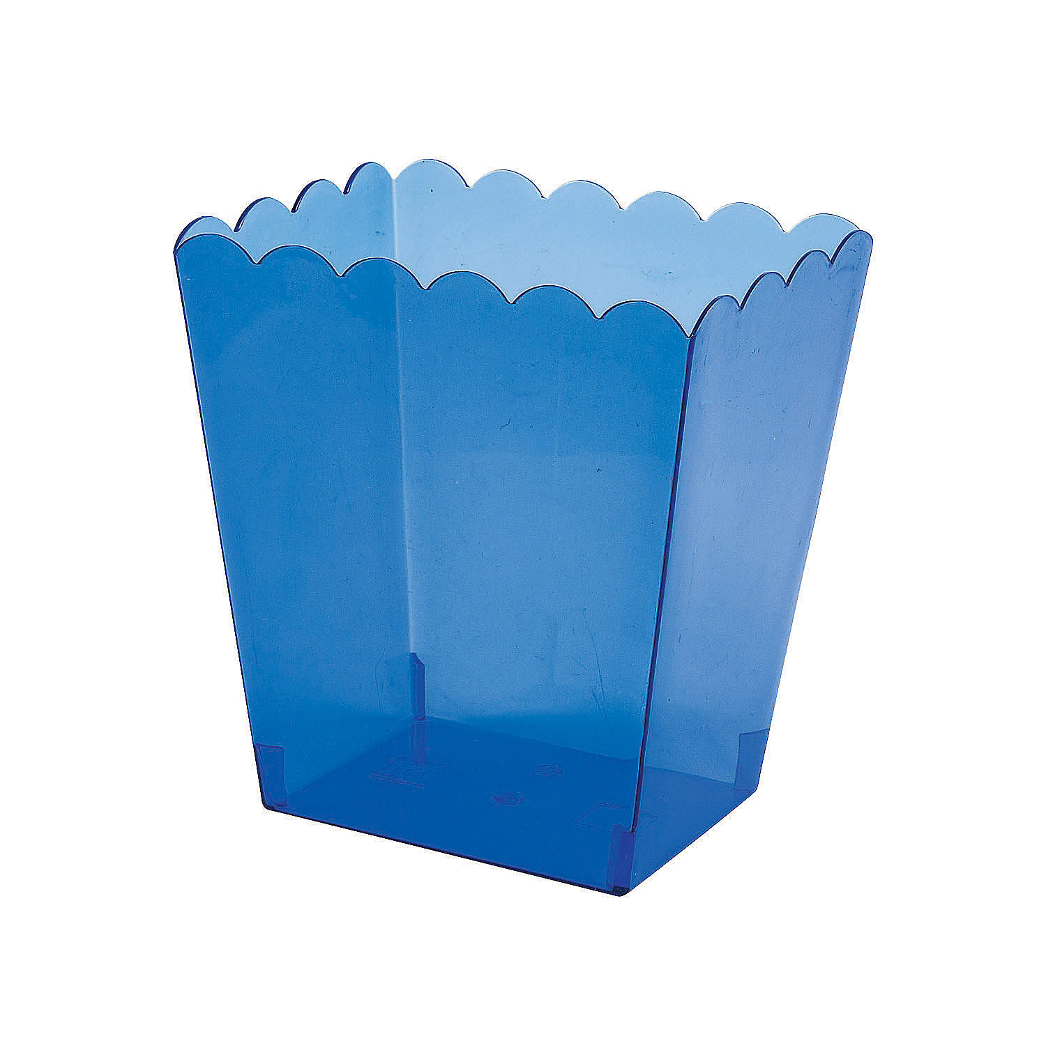 Oriental Trading Company Medium Blue Scalloped Plastic Containers, Party  Supplies, 3 Pieces | Wayfair