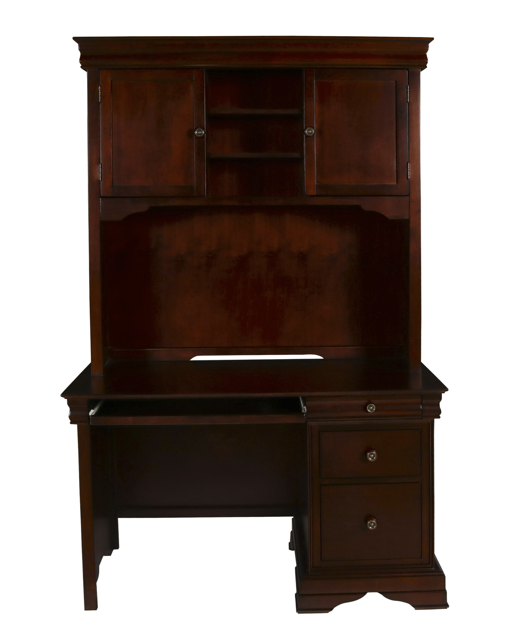 Harriet Bee Scarbrough 46 H X 48 W Desk Hutch Wayfair