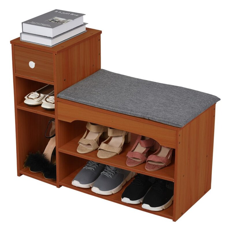 Latitude Run® Modern Shoe Storage Stool Fashion Sofa Bench Change Shoe ...