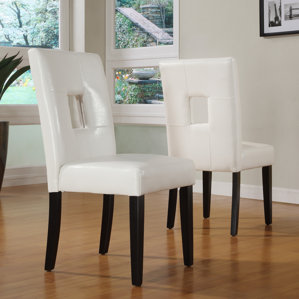 Belvin Keyhole Side Chair (Set of 2) by Mercury Row