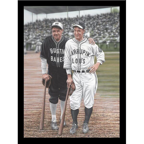 Choose a Size #01 BABE RUTH AND LOU GEHRIG NY YANKEES Photo Quality Poster 