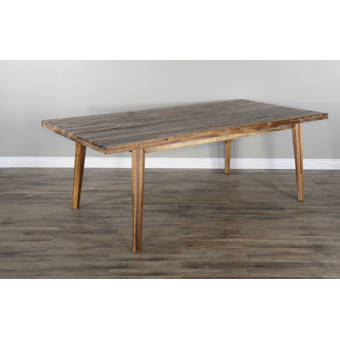 Union Rustic Britton Extension Solid Wood Dining Table Wayfair