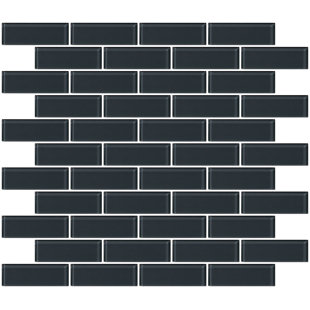 Dark Gray Subway Tile Wayfair 1 X 3 Gl Subway Tile In Glossy Dark Gray