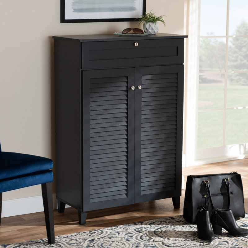 Winston Porter Modern And Contemporary 15 Pair Shoe Storage