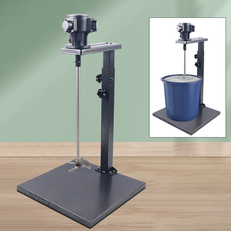 Guide Rail Type 5 Gallon Pneumatic Mixer With Stand Machine Tank Barrel Paint for sale online 