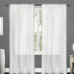 Seafoam Green Sheer Curtains Wayfair