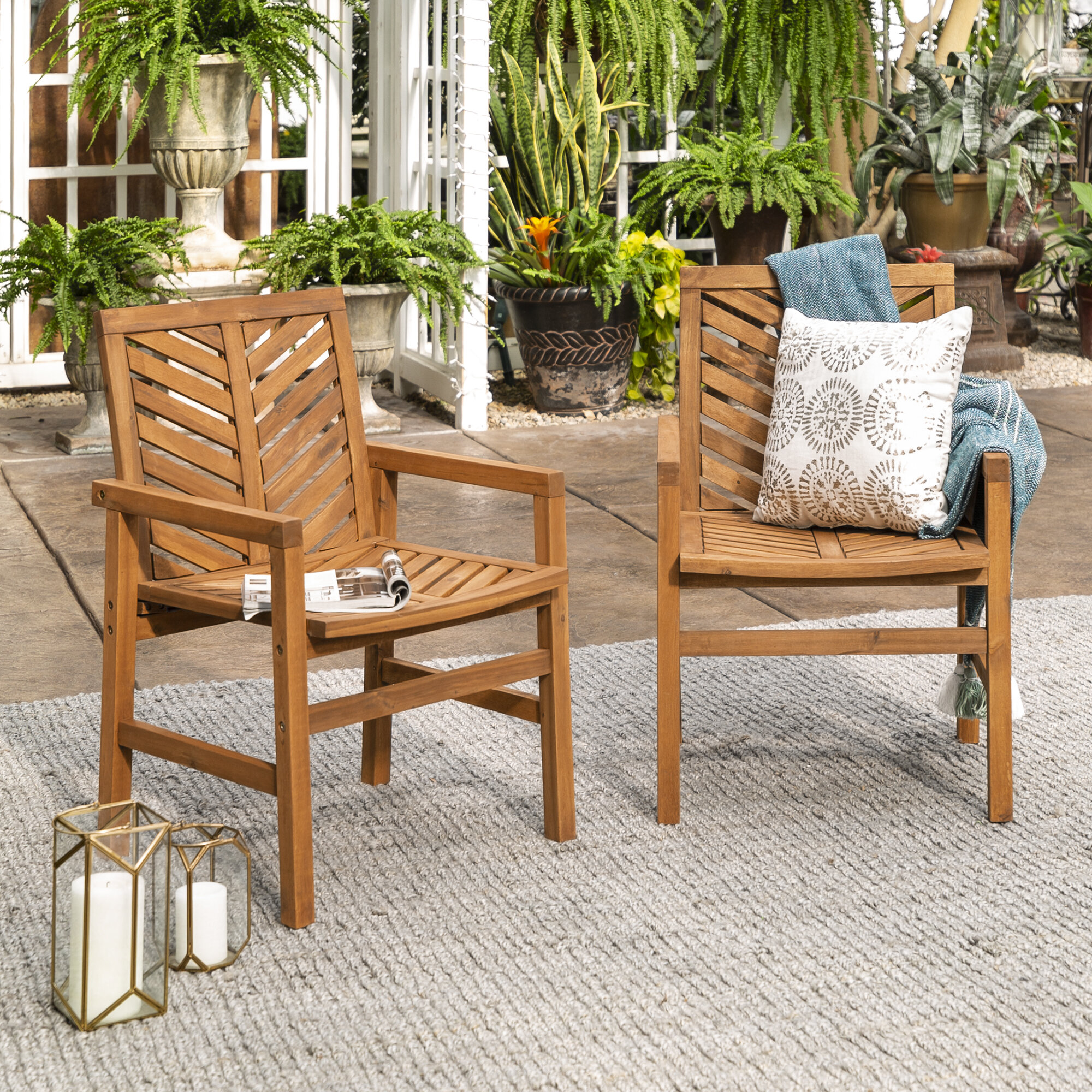 cushioned outdoor dining chairs