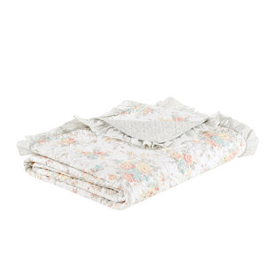 Throw Quilts You Ll Love Wayfair Afton Oversized Prewash Cotton Quilted Throw