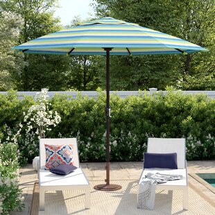 Striped Sunbrella Patio Umbrellas You Ll Love In 2020 Wayfair