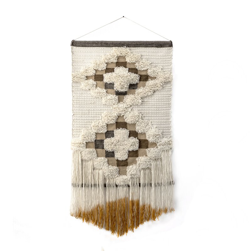 Cotton Wall Hanging with Rod Included | AllModern