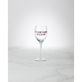 Polka Dot Wine Glasses By Kate Spade | Wayfair