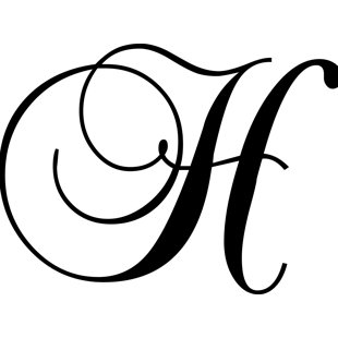 Letter H Decor Wayfair Letter H Wall Decal