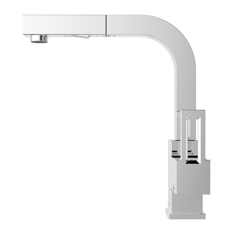 Keeney Manufacturing Company Pull Out Single Handle Kitchen Faucet