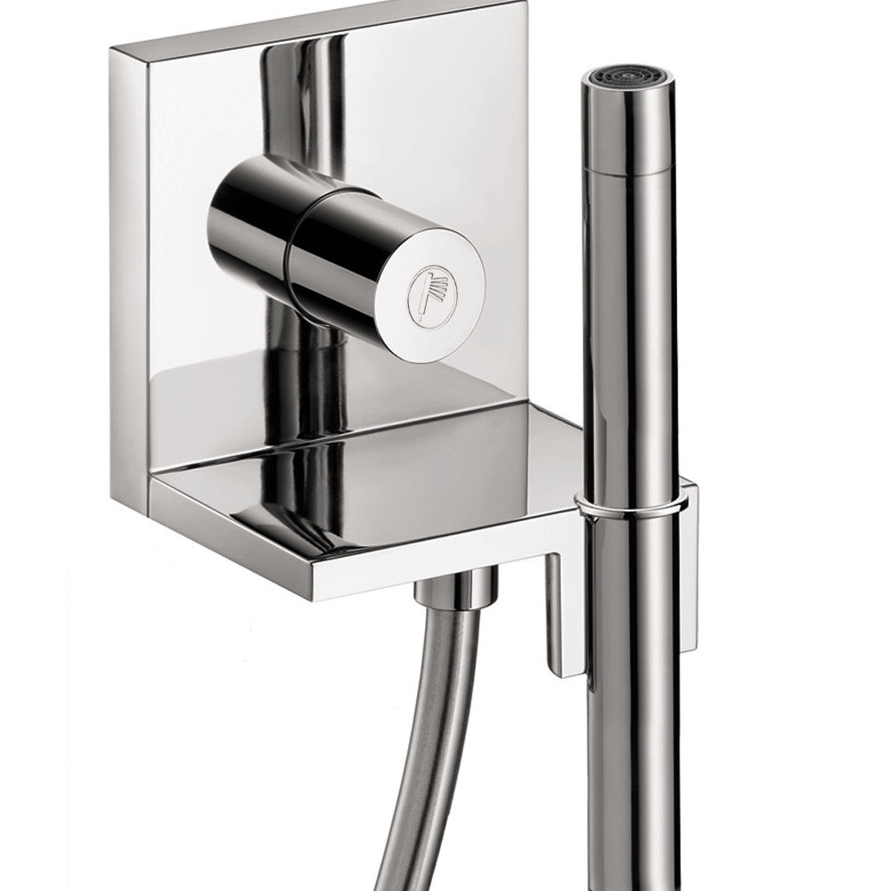 Axor Showersolutions Luxury Handheld Shower Head Holdermodern Coordinating In Chrome 12651001 Wayfair