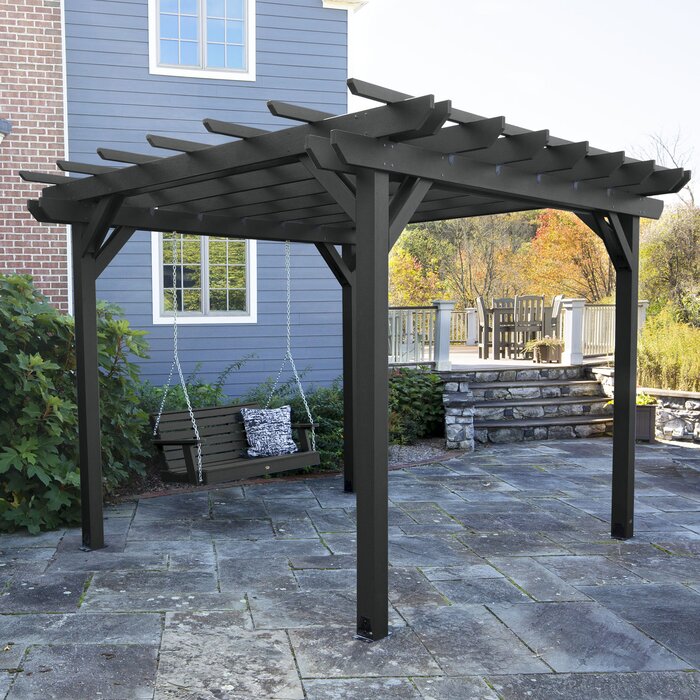 Highwood USA Lawn & Garden Plastic Pergola | Wayfair