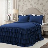 Navy Ruffle Bedding Wayfair