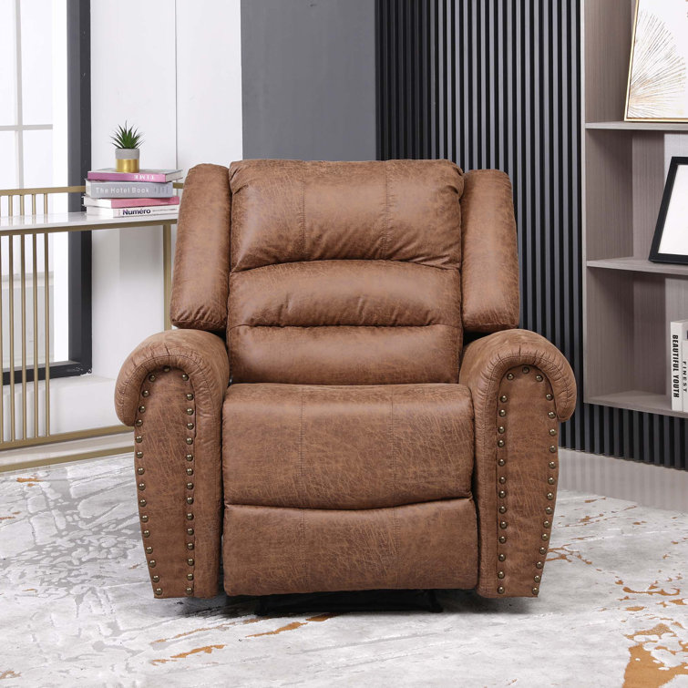 Red Barrel Studio Heated Massage Recliner Chair Breathable Pu Leather Sofa Reclining Chair With Remote Control Heated System Adjustable Headrest Extended Legrest And Side Pocket For Living Room And Bedroom Wayfair