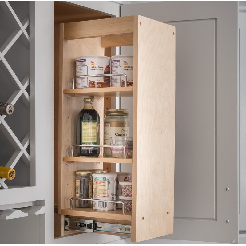 Hardware Resources Wall Cabinet Pull out Pantry | Wayfair
