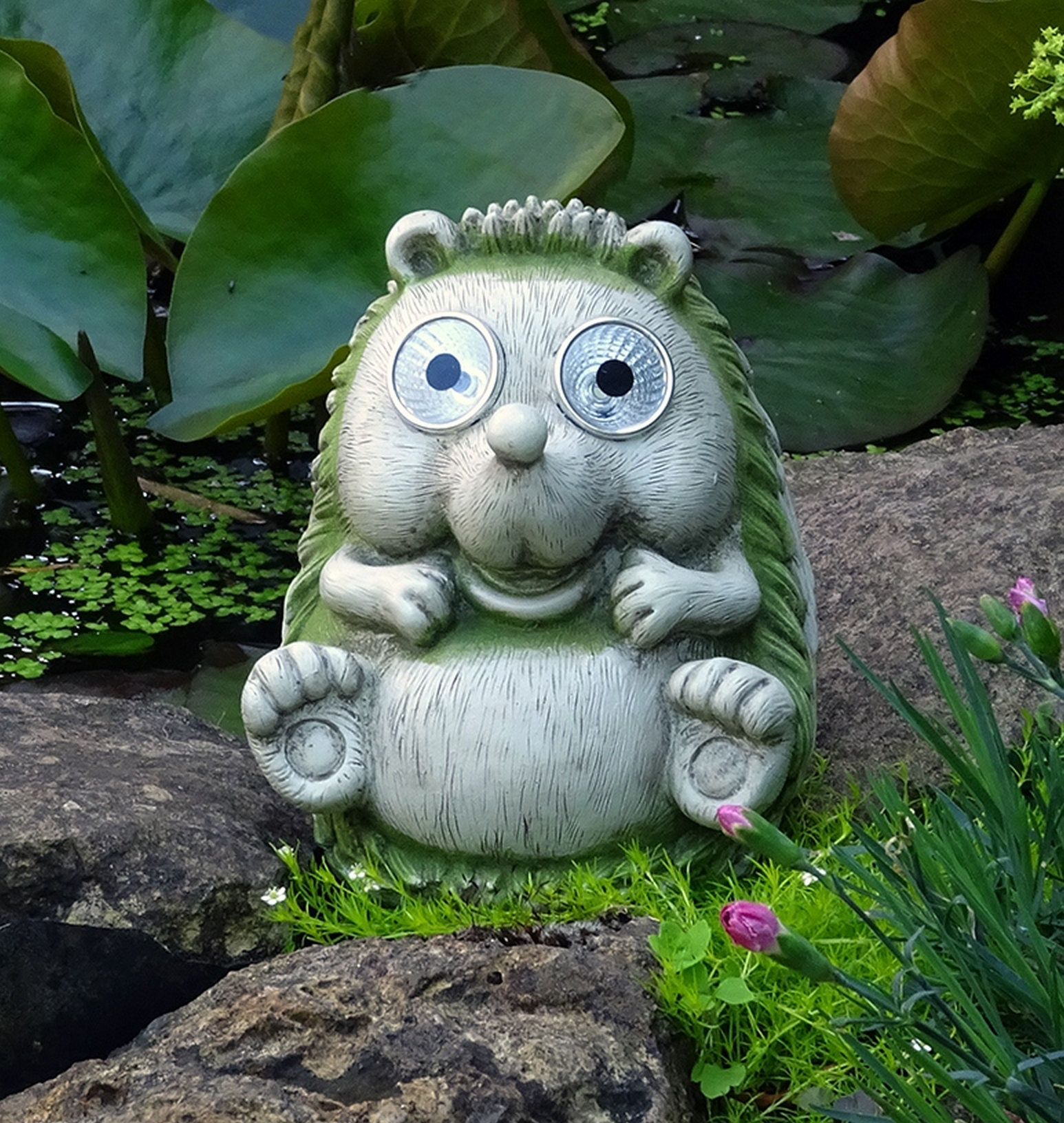 Bax Hedgehog Figurine with Solar Light Bax Hedgehog Figurine with Solar Light