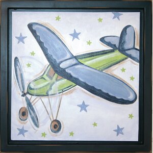 Plane Deco Framed Art