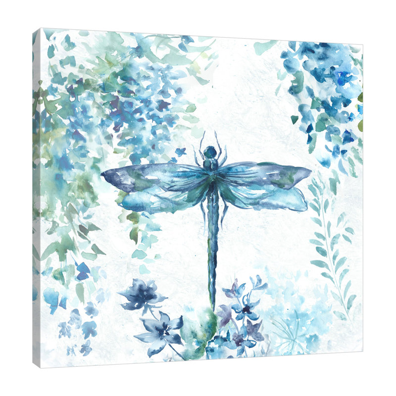 August Grove Wisteria And Dragonfly Iii By Tre Sorelle Studios