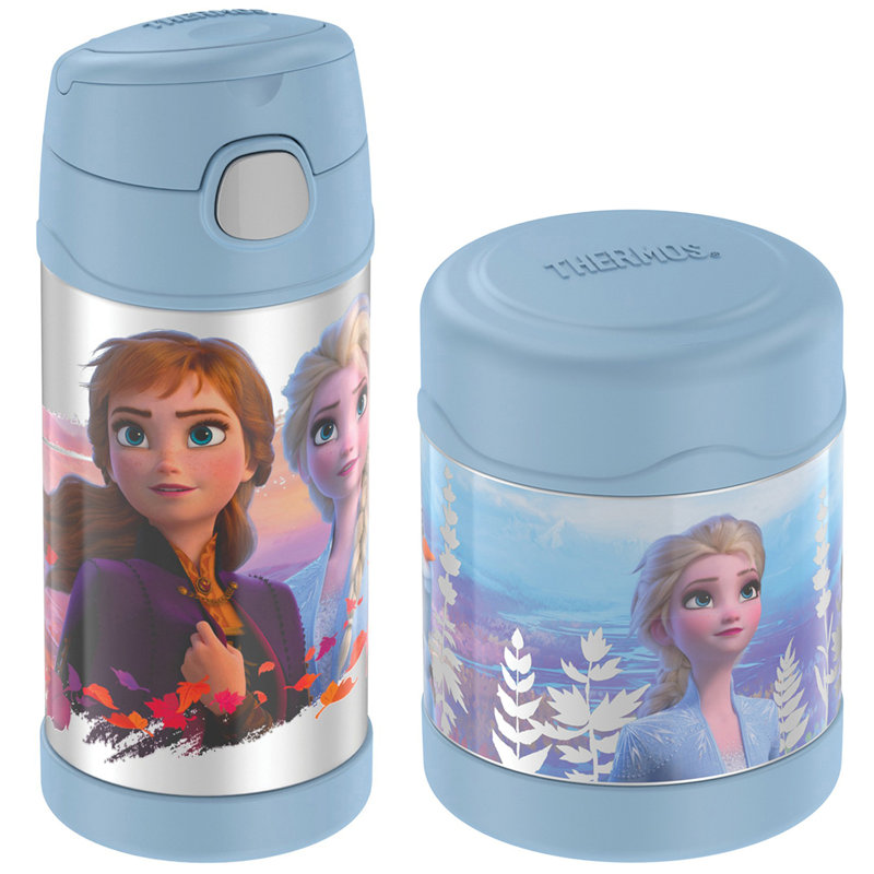 thermos stainless steel water bottle with straw