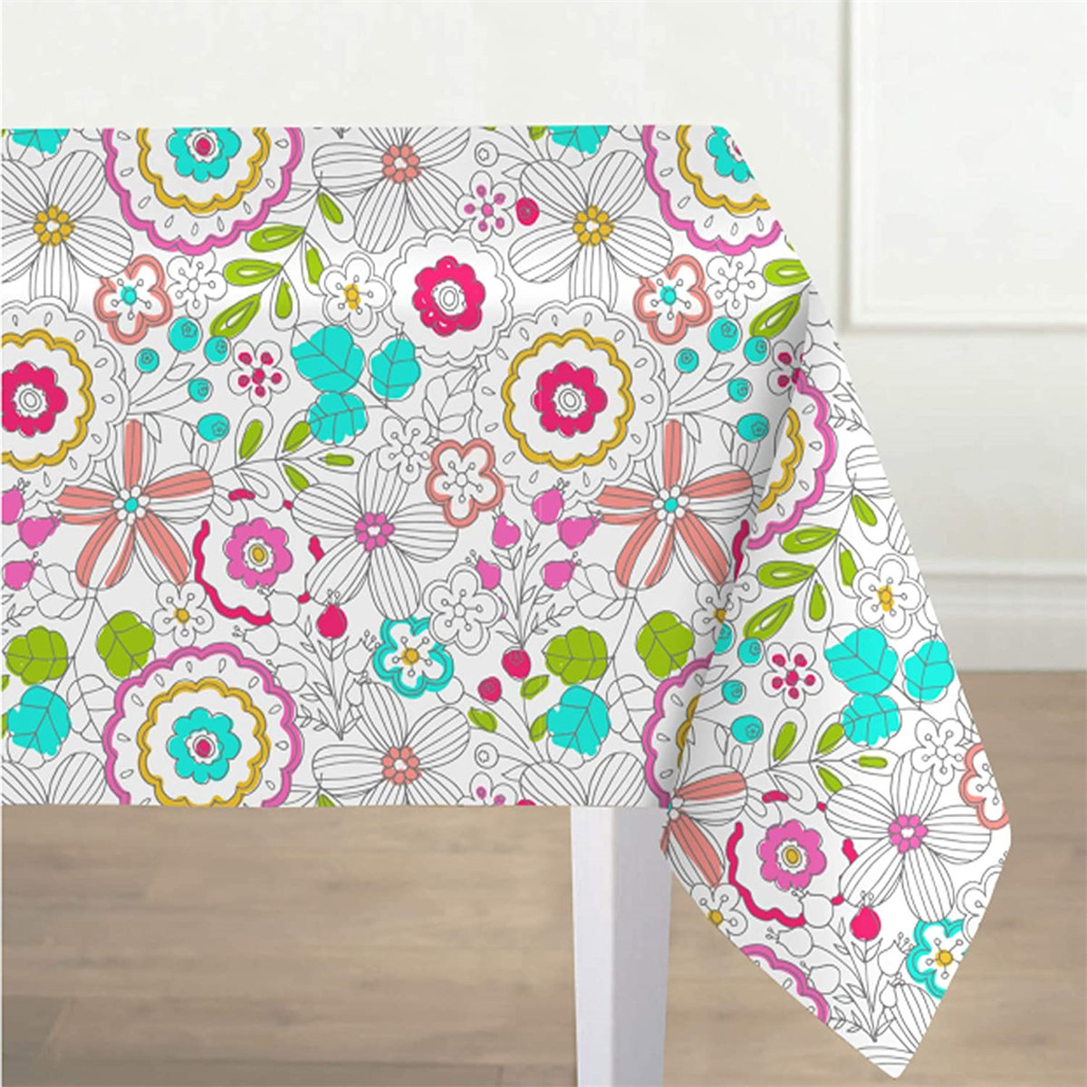 Vinyl Tablecloth With Flannel Backing 