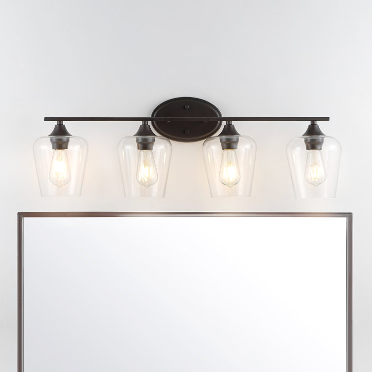 Longshore Tides Edmonia 4 Light Oil Rubbed Bronze Vanity Light Reviews Wayfair