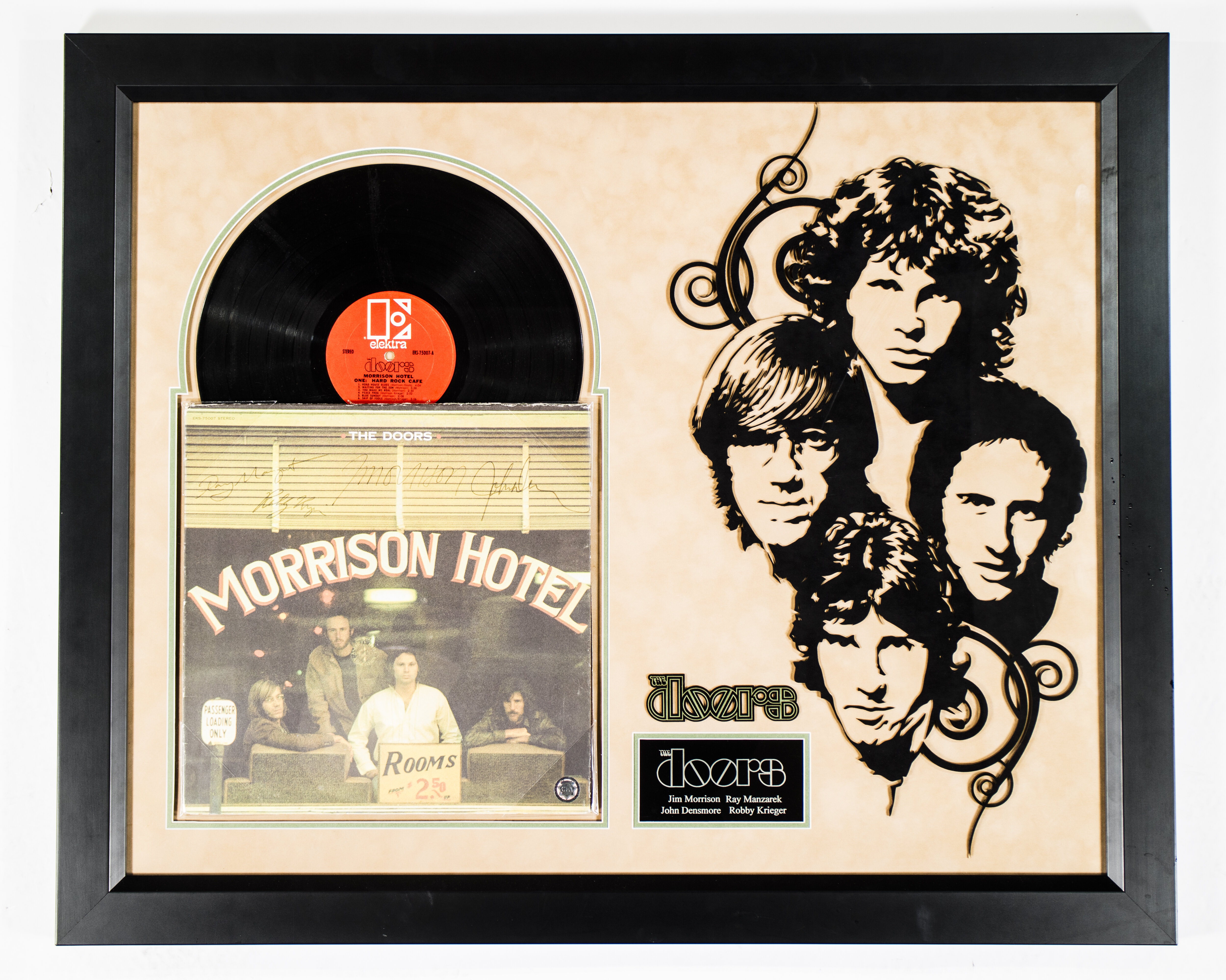 The Doors Autograph Signed Photo Print Jim Morrison 