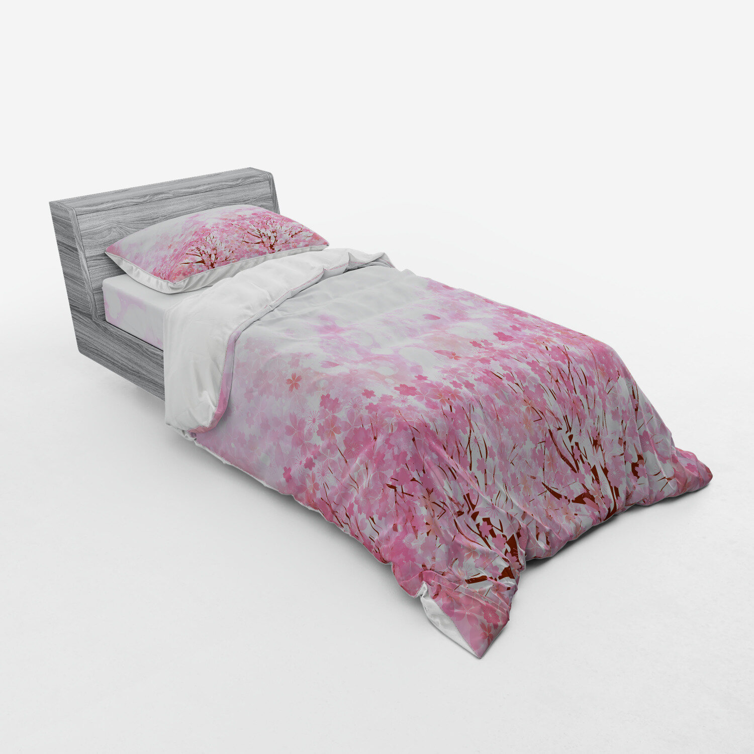 East Urban Home Pale Pink Japanese Cherry Blossom Sakura Tree With