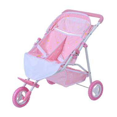 doll double stroller