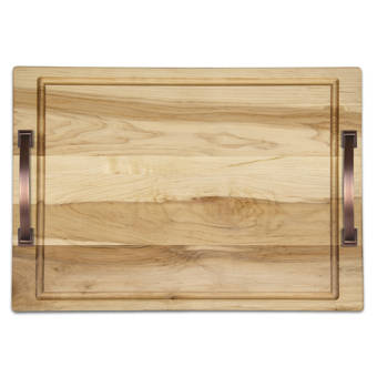 Red Barrel Studio Defreitas Handle Natural Cherry Carve Cheese Board And Platter Wayfair