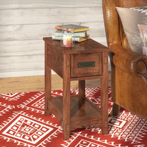 Barrett End Table With Storage by Loon..