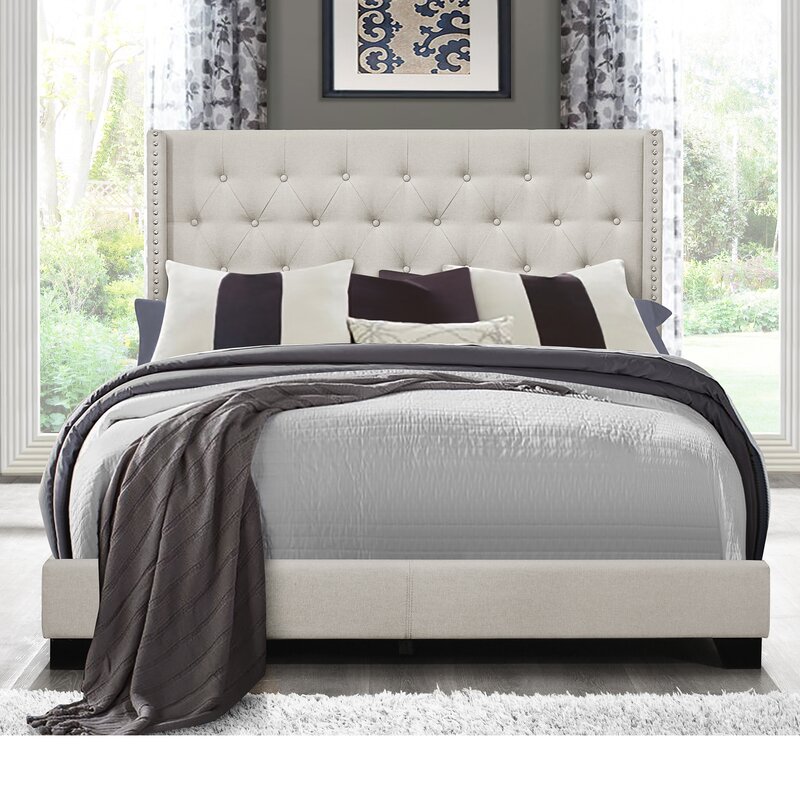 Canora Grey Alfreda Upholstered Platform Bed Reviews Wayfair