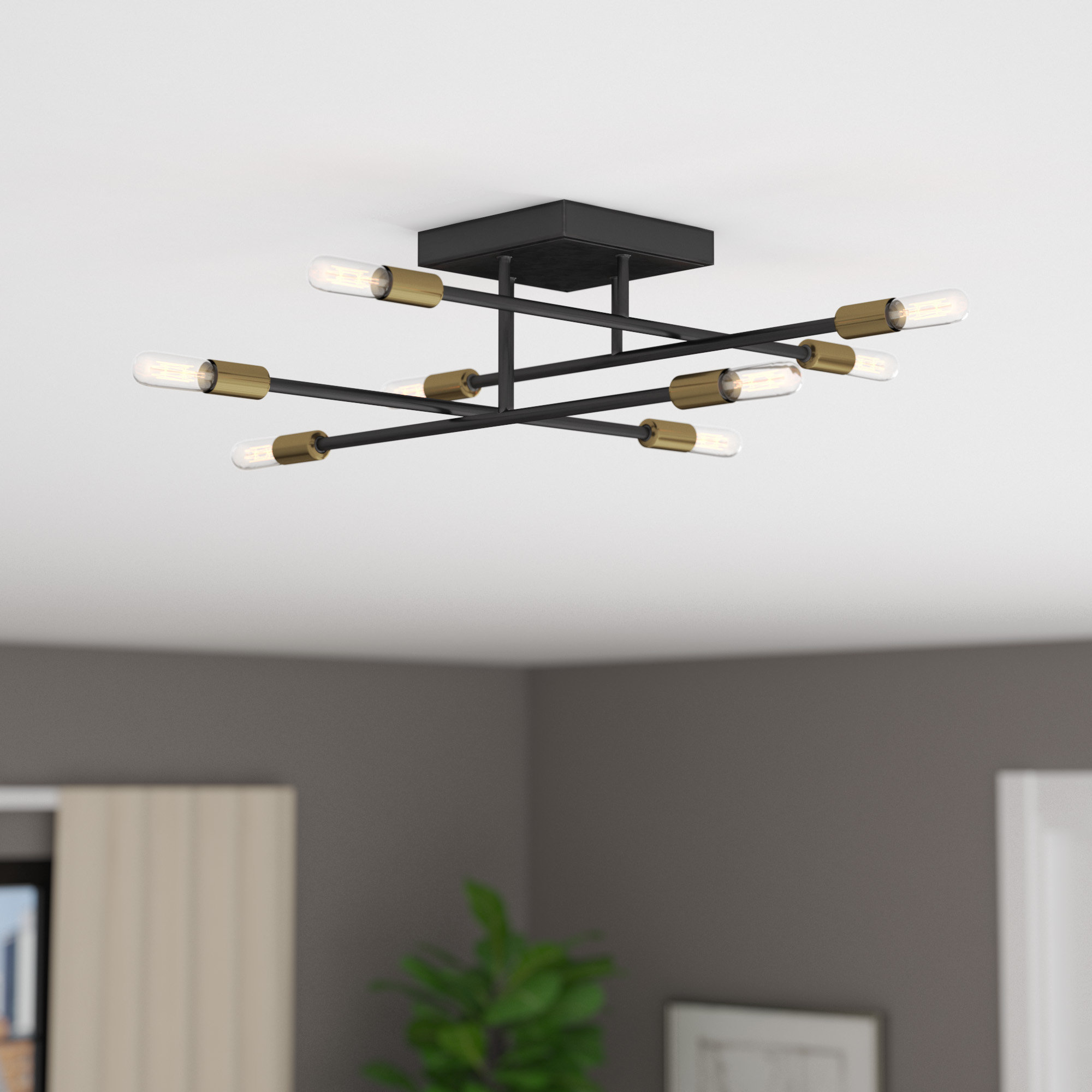 T Austin Design Whaleback 8 Light Semi Flush Mount Reviews T Austin Design Whaleback 8 Light Semi Flush Mount Reviews Wayfair