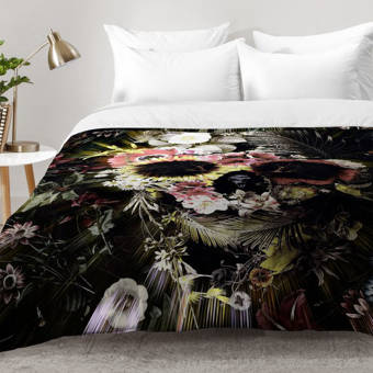 East Urban Home Garden Skull Comforter Set Reviews Wayfair
