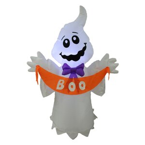 Halloween Ghost Inflatable with BOO Sign