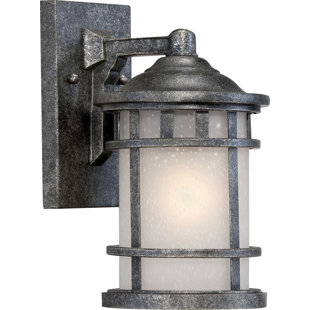 Go to store & view more images Hartnell Traditional 1-Light Outdoor Wall Lantern by Breakwater Bay