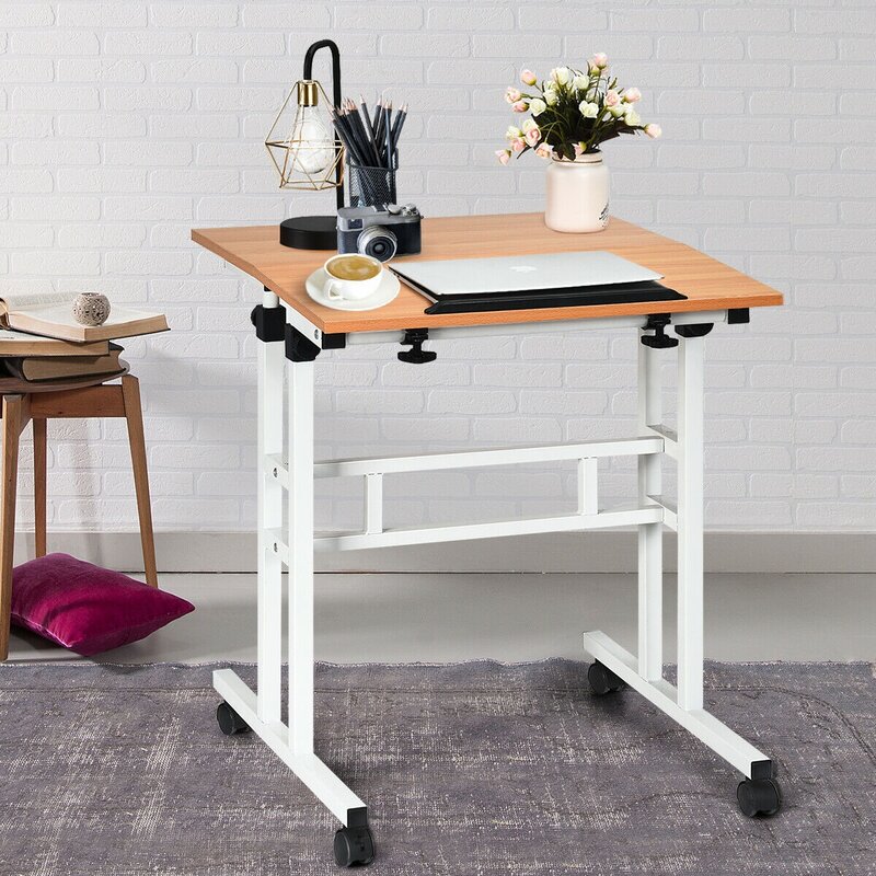 Ebern Designs Daylin Height Adjustable Standing Desk Wayfair