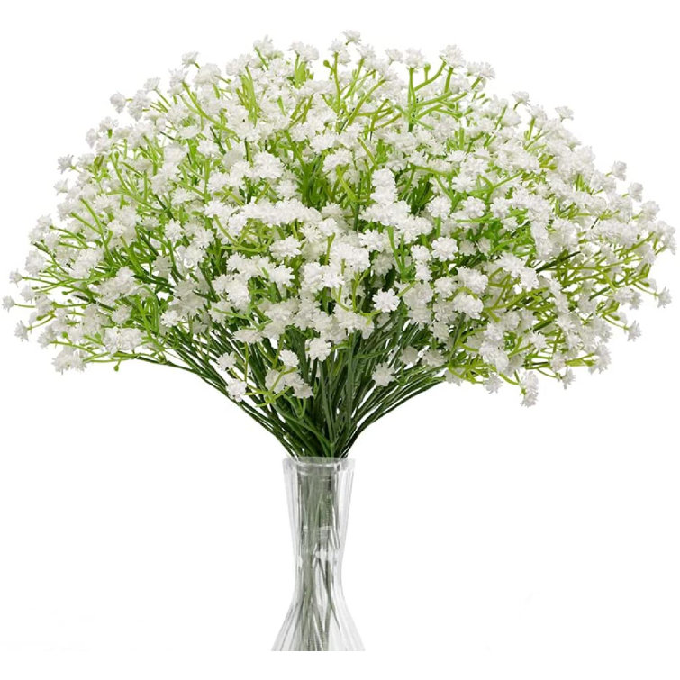 Primrue Baby Breath Flowers Artificial 10pcs Fake Gypsophila Plants Bouquets For Wedding Party Home Garden Decoration Wayfair