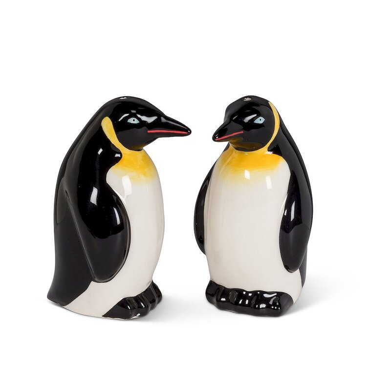 Penguins and Dogs Salt and Pepper Shakers