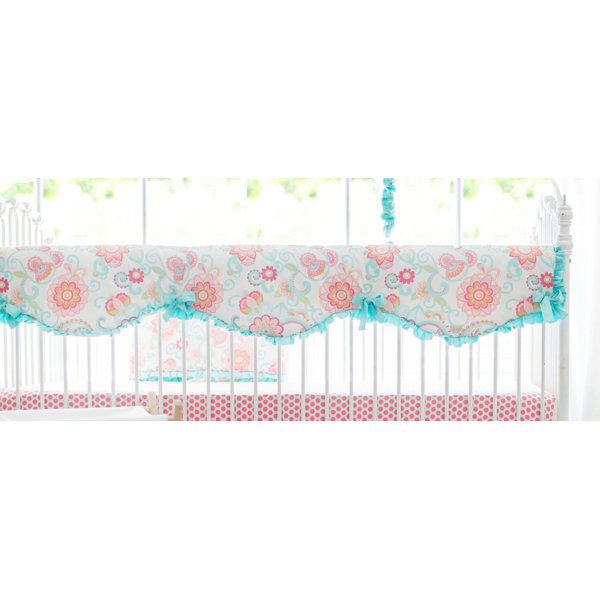 Chaotai Baby Safe Crib Bumper Pads for Standard Cribs Machine Washable Padded Crib Liner Thick Padding for Nursery Bed Breathable Soft Fabric Protector