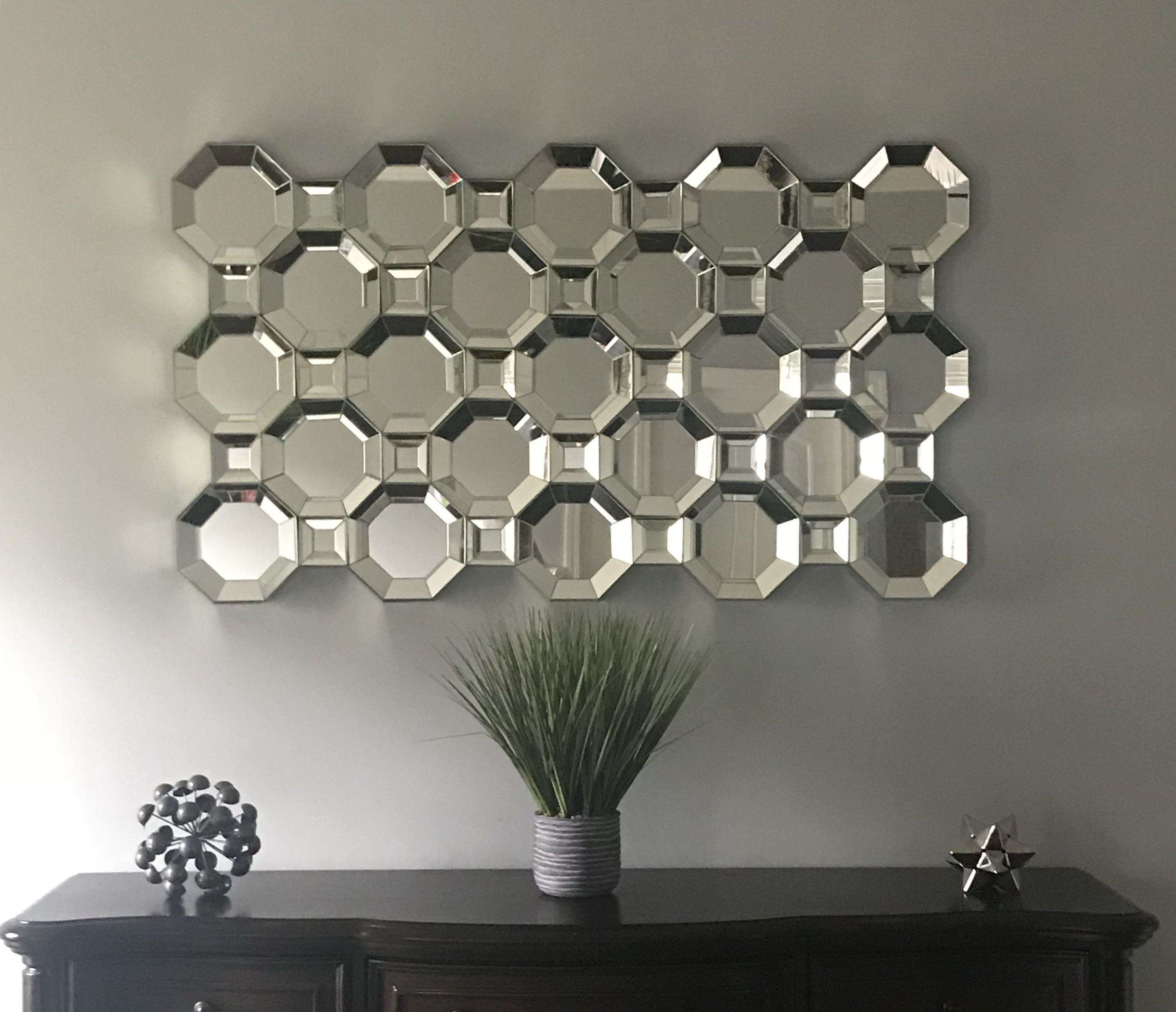 Brayden Studio Karnes Honeycomb Accent Mirror Wayfair