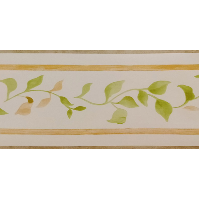 August Grove Kaelynn Peel And Stick Leaves On Vine Retro Design 33