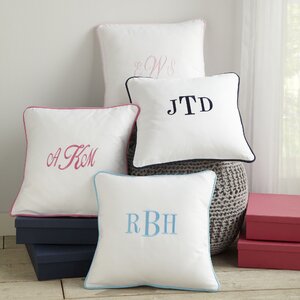 Classic Monogrammed Pillow Cover