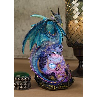 MYTHICAL  DRAGON ON LEDGE  LIGHT SWITCH COVER PLATE OR OUTLET COVER 