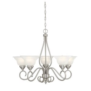 Harmonsburg 5-Light Shaded Chandelier