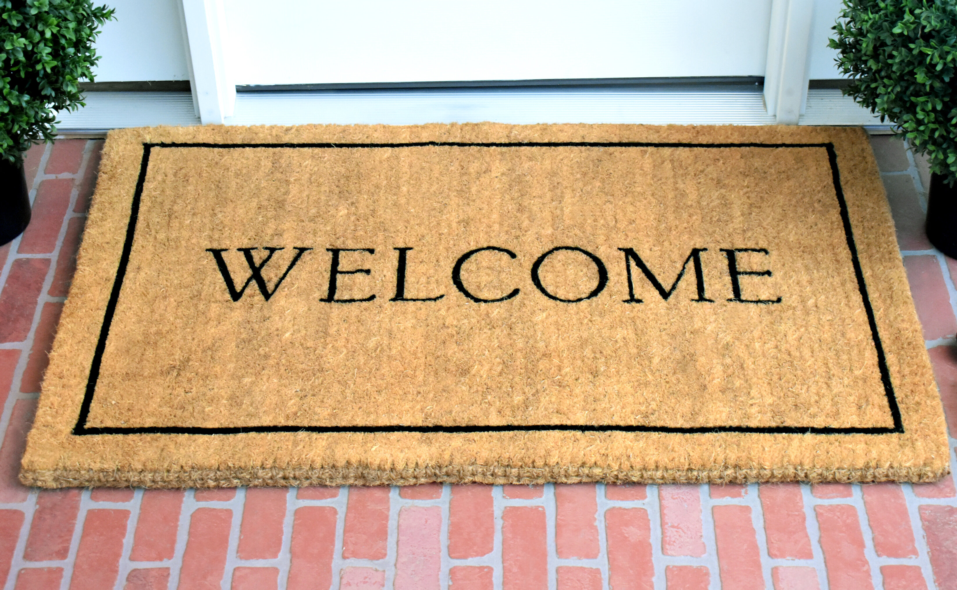 outdoor welcome mats